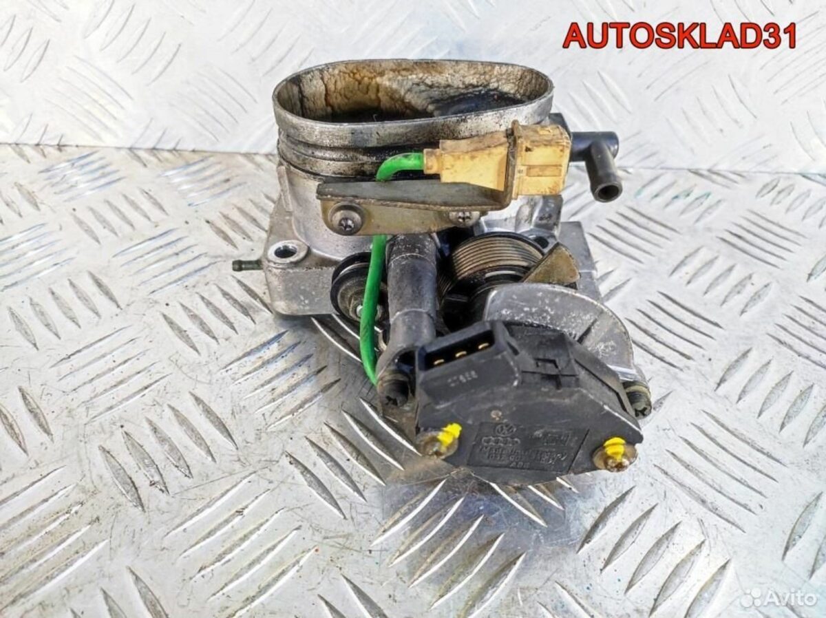 Заслонка дроссельная Audi 80 B4 2.0 ABK 048133063D - АвтоСклад31.рф - авторазборка контрактные б/у запчасти в г. Белгород