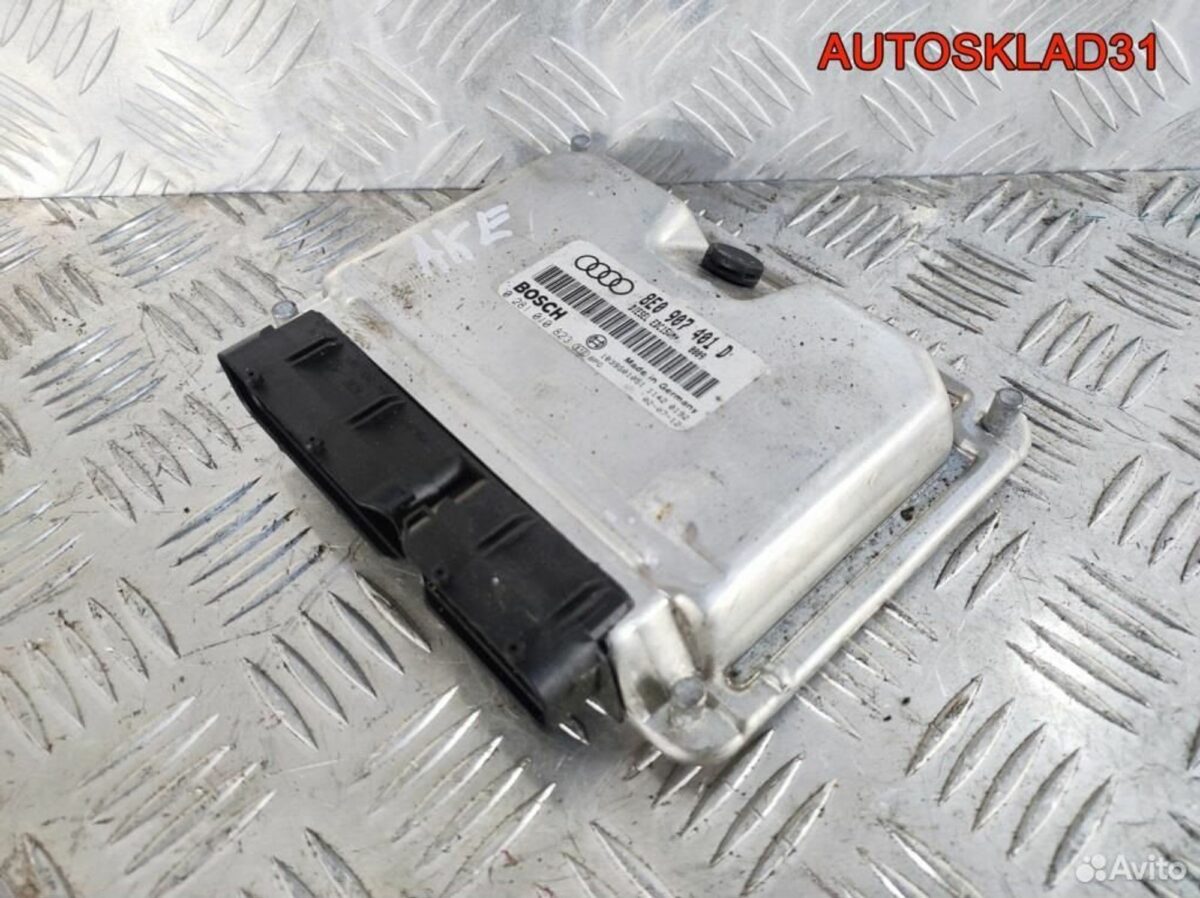 Блок эбу Audi A4 B6 2,5 AKE 8E0907401D Дизель - АвтоСклад31.рф - авторазборка контрактные б/у запчасти в г. Белгород