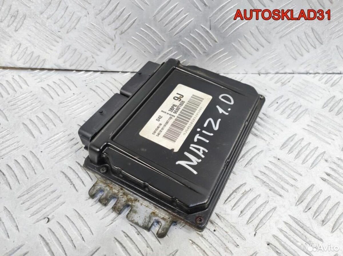 Блок эбу Daewoo Matiz B10S1 96801808 Бензин - АвтоСклад31.рф - авторазборка контрактные б/у запчасти в г. Белгород