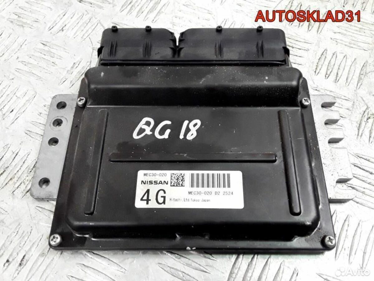 Блок эбу Nissan Primera P12E 1,8 QG18DE MEC30020 - АвтоСклад31.рф - авторазборка контрактные б/у запчасти в г. Белгород