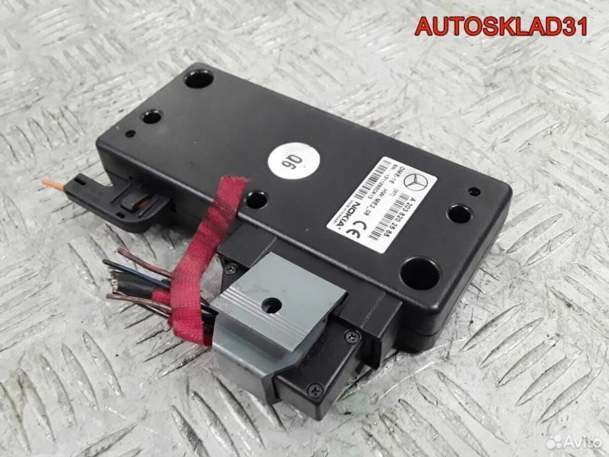 Блок управления телефоном Mercedes W203 2038202585 - АвтоСклад31.рф - авторазборка контрактные б/у запчасти в г. Белгород