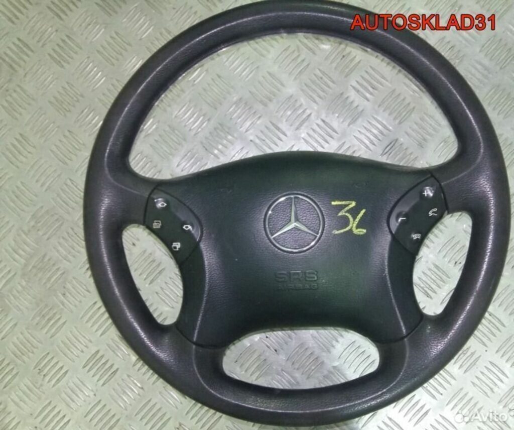 Рулевое колесо с AIR BAG Mercedes W203 20346008039 - АвтоСклад31.рф - авторазборка контрактные б/у запчасти в г. Белгород Рулевое колесо с AIR BAG Mercedes W203 20346008039 - АвтоСклад31.рф - авторазборка контрактные б/у запчасти в г. Белгород