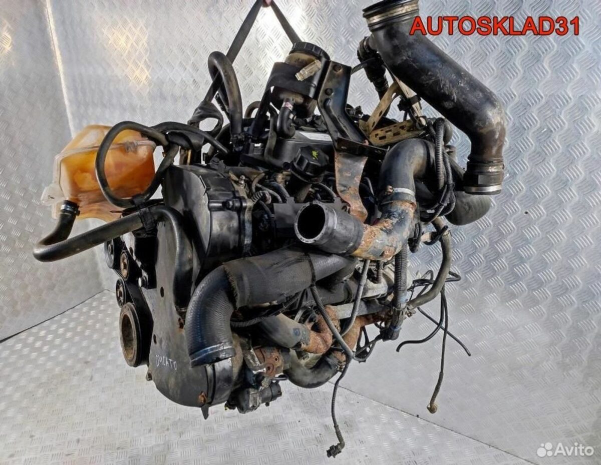 Двигатель F1AE0481C Fiat Ducato 244 2.3 JTD Дизель - АвтоСклад31.рф - авторазборка контрактные б/у запчасти в г. Белгород
