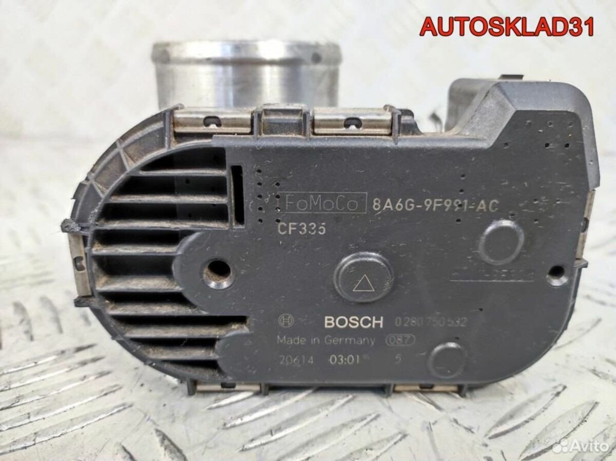 Заслонка дроссельная Ford Fusion 8A6G9F991AC - АвтоСклад31.рф - авторазборка контрактные б/у запчасти в г. Белгород
