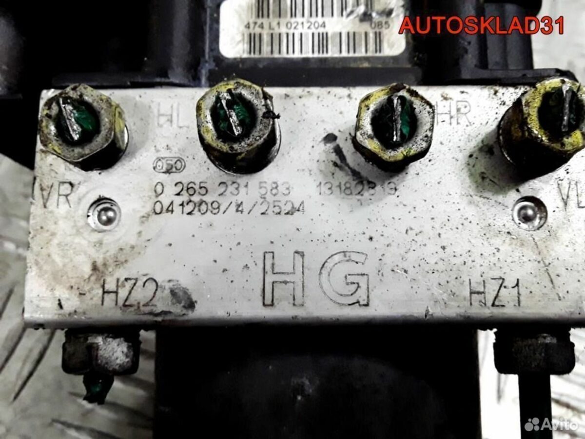 Блок ABS насос абс Opel Meriva A 13182319 - АвтоСклад31.рф - авторазборка контрактные б/у запчасти в г. Белгород