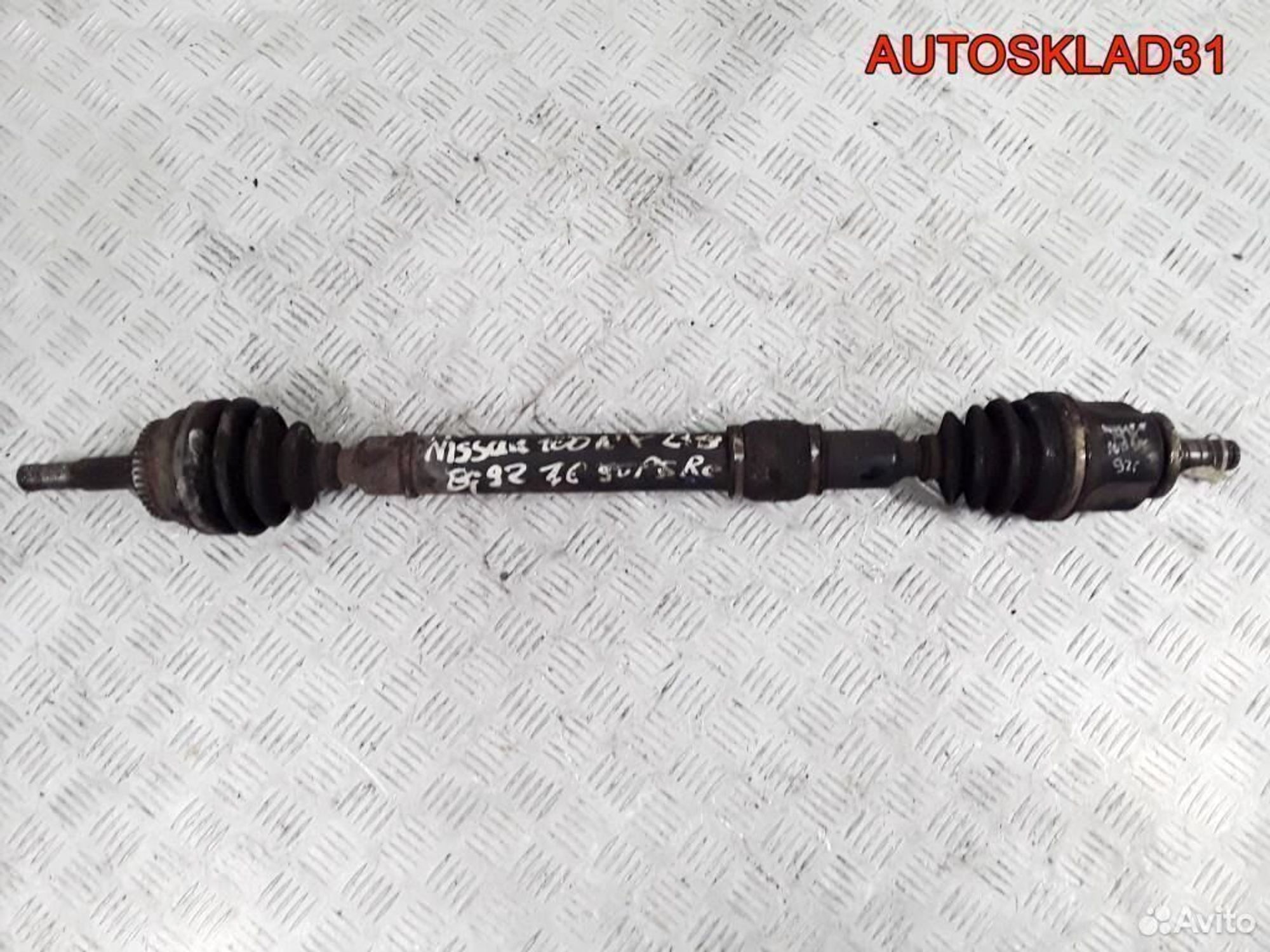 Привод передний правый Nissan 100NX B13 1,6 МКПП - АвтоСклад31.рф - авторазборка контрактные б/у запчасти в г. Белгород Привод передний правый Nissan 100NX B13 1,6 МКПП - АвтоСклад31.рф - авторазборка контрактные б/у запчасти в г. Белгород