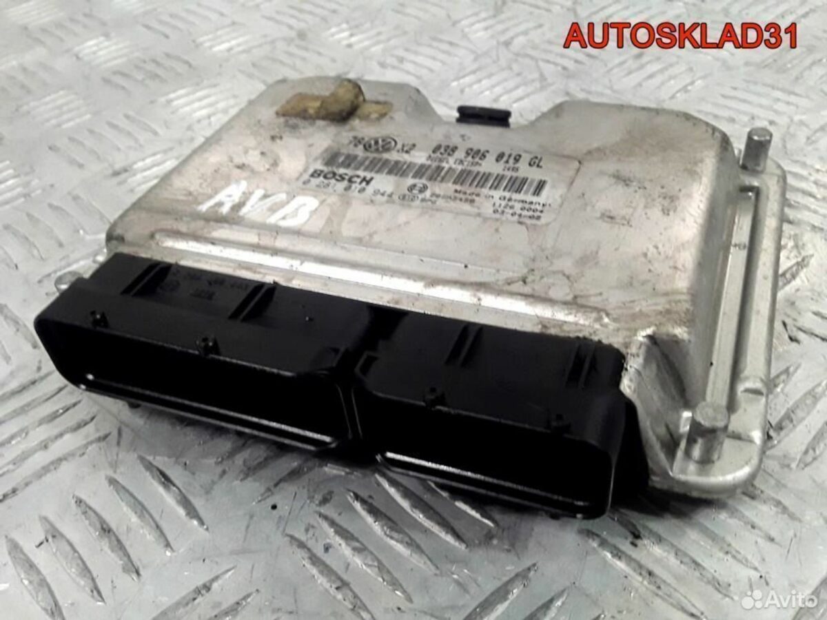 Эбу Volkswagen Passat B5+ 1,9 AVB 038906019GL - АвтоСклад31.рф - авторазборка контрактные б/у запчасти в г. Белгород