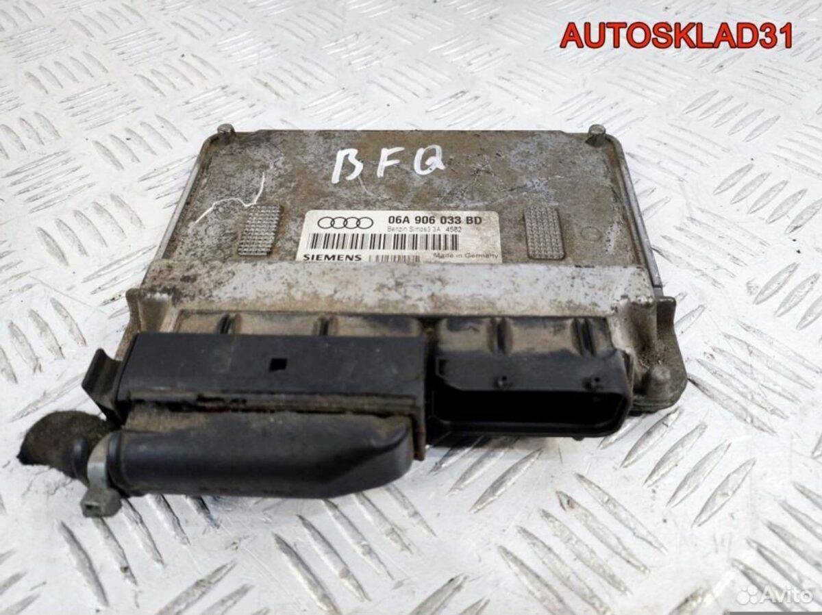 Блок эбу Audi A3 8L1 1.6 BFQ 06A906033BD Бензин - АвтоСклад31.рф - авторазборка контрактные б/у запчасти в г. Белгород