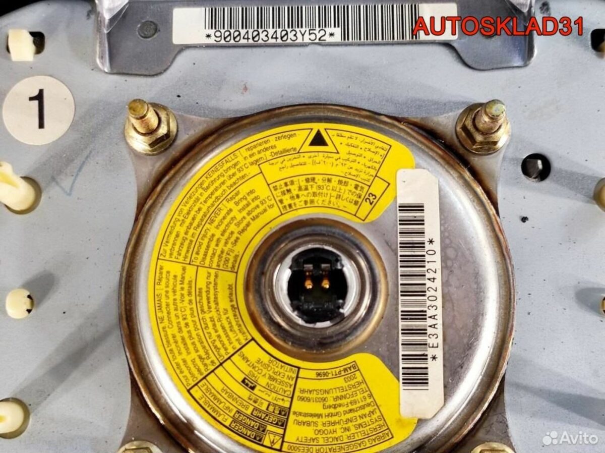 Рулевое колесо с AIR BAG Subaru Impreza G11 - АвтоСклад31.рф - авторазборка контрактные б/у запчасти в г. Белгород