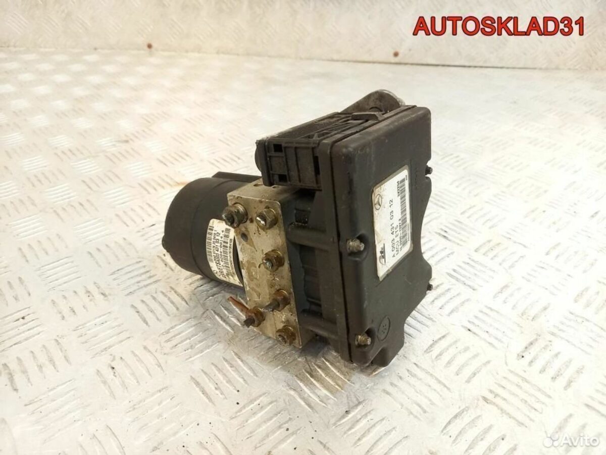 Блок ABS Mercedes Benz W202 A0034310312 - АвтоСклад31.рф - авторазборка контрактные б/у запчасти в г. Белгород