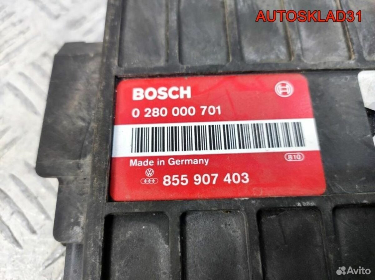 Блок эбу Audi 80 B3 855907403 1,8 Бензин - АвтоСклад31.рф - авторазборка контрактные б/у запчасти в г. Белгород