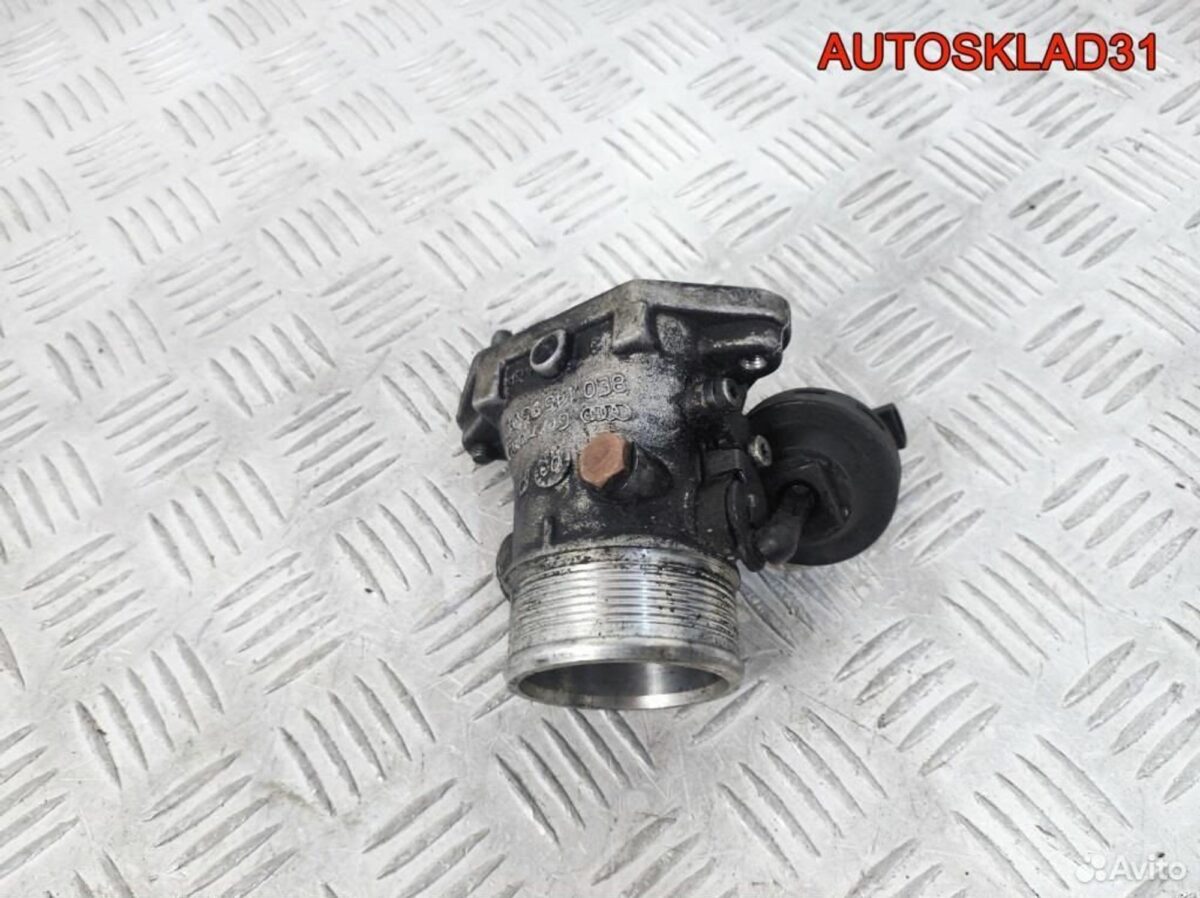 Заслонка дроссельная Audi A4 B6 2.5 TDI 8E0145950C - АвтоСклад31.рф - авторазборка контрактные б/у запчасти в г. Белгород