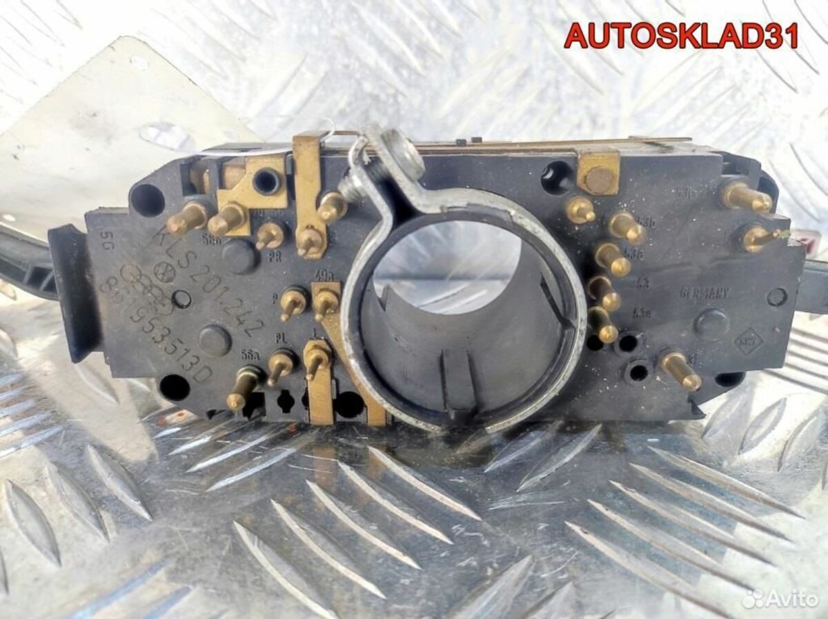 Переключатель подрулевой VW Polo 861953513D - АвтоСклад31.рф - авторазборка контрактные б/у запчасти в г. Белгород