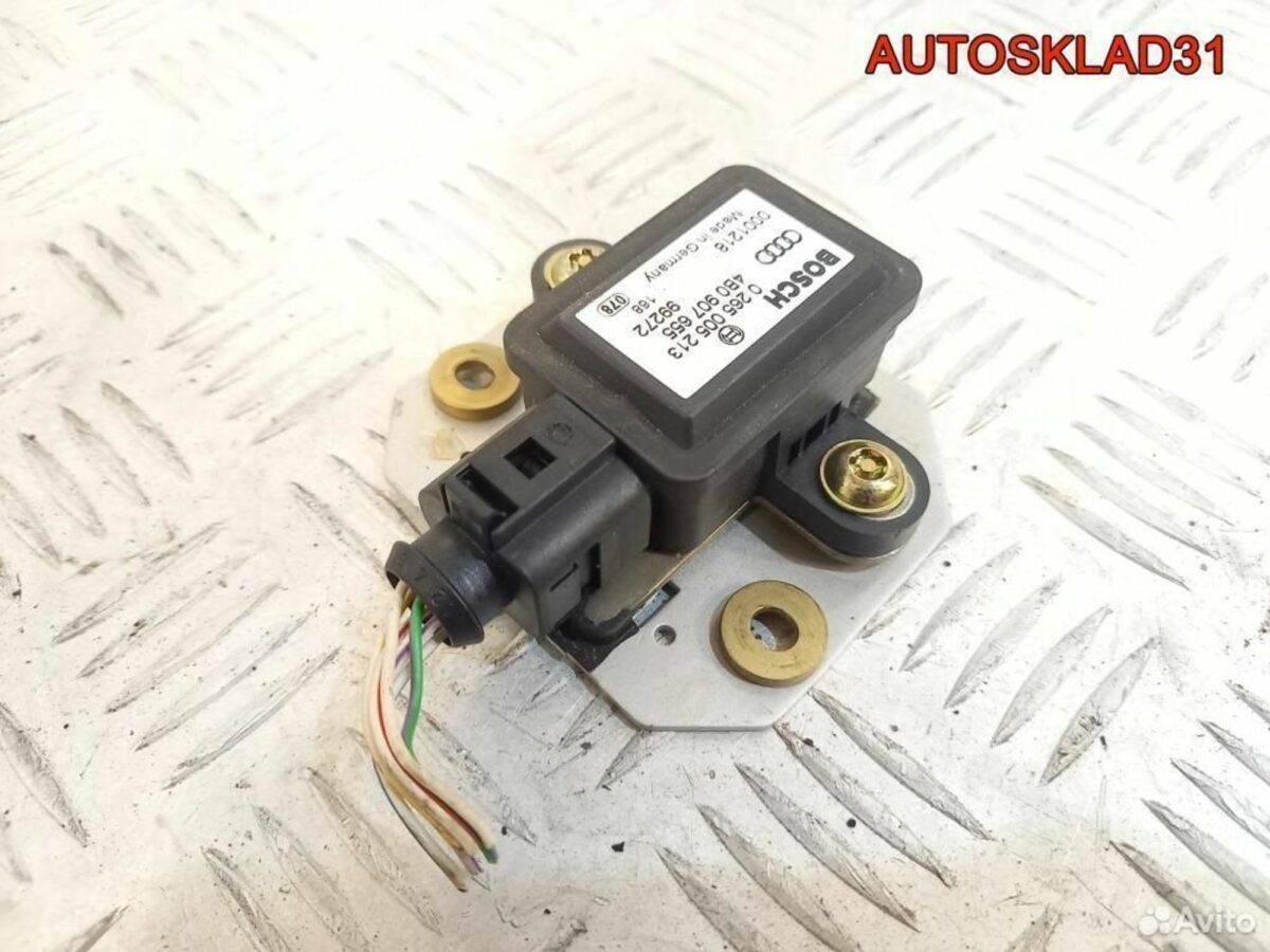 Датчик ускорения Audi A6 C5 4B0907655 - АвтоСклад31.рф - авторазборка контрактные б/у запчасти в г. Белгород
