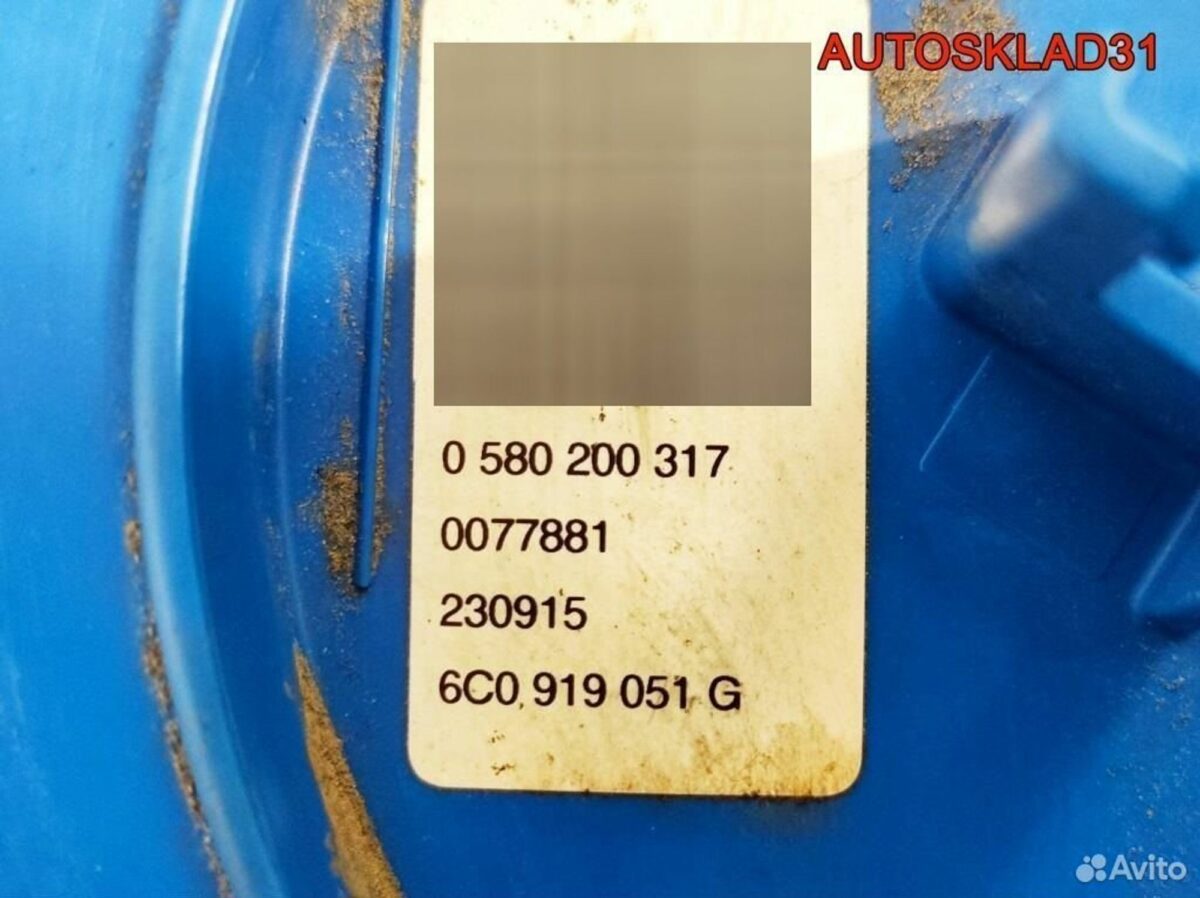 Насос топливный Skoda Fabia 1,2 cbzj 6C0919051G - АвтоСклад31.рф - авторазборка контрактные б/у запчасти в г. Белгород