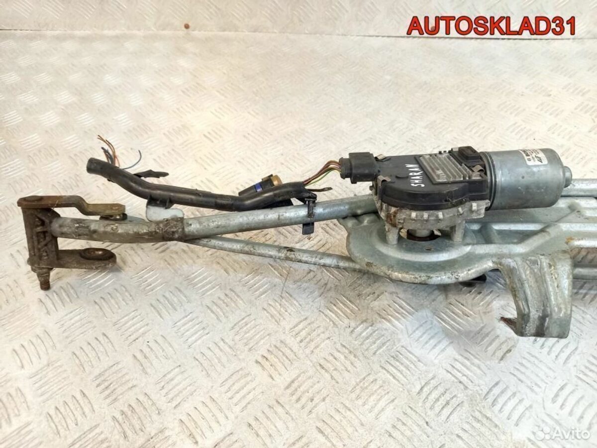 Трапеция дворников Фольксваген Шаран 7M3955603D - АвтоСклад31.рф - авторазборка контрактные б/у запчасти в г. Белгород