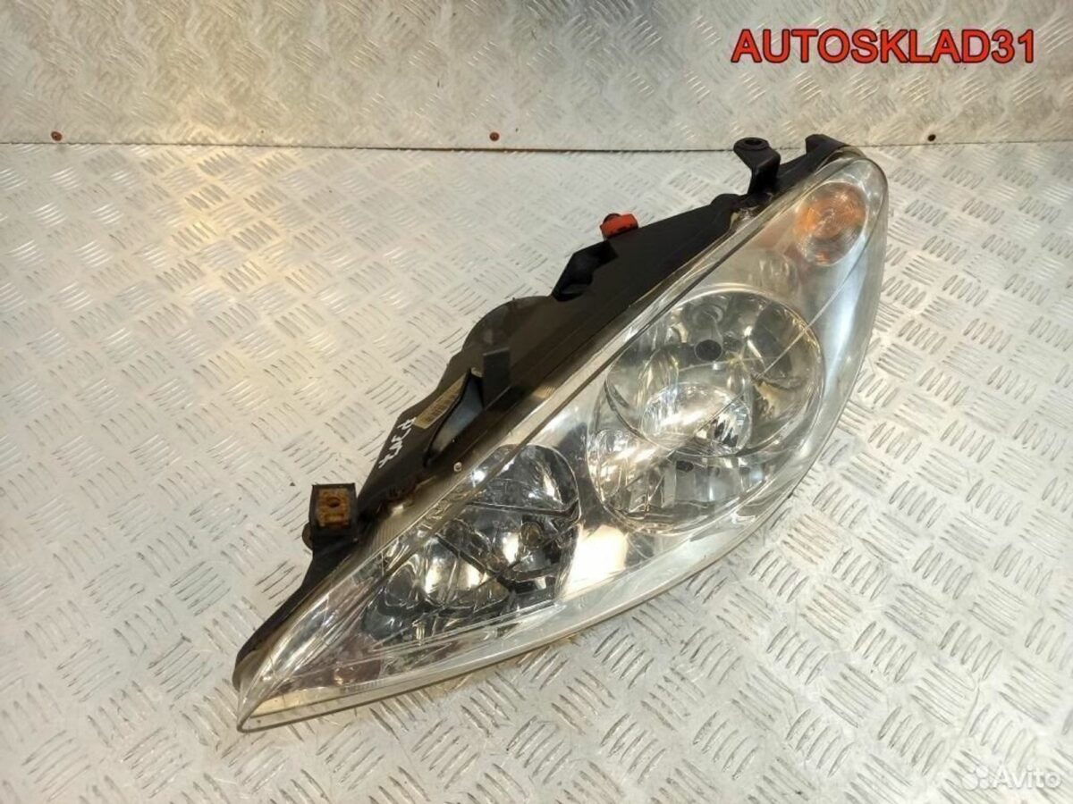 Фара левая Peugeot 307 9641615380 - АвтоСклад31.рф - авторазборка контрактные б/у запчасти в г. Белгород