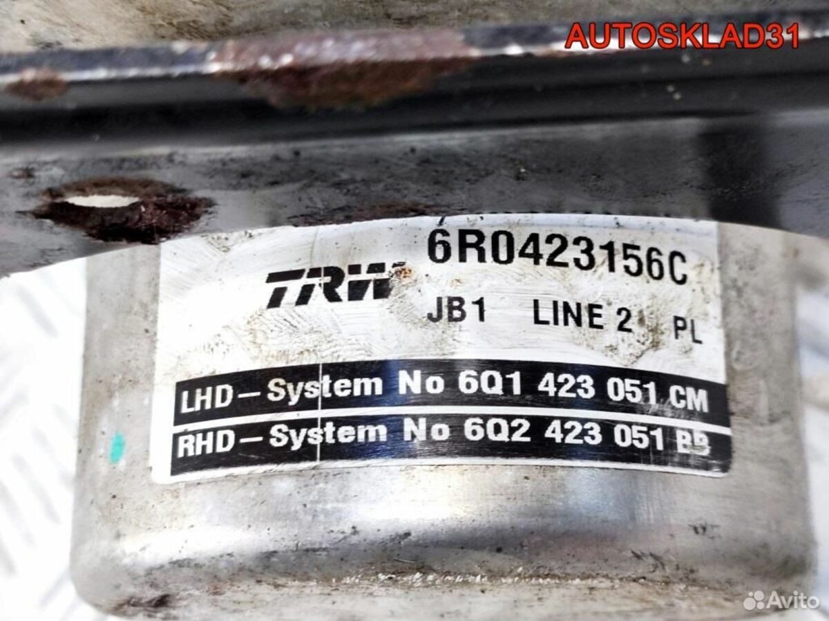 Насос ЭГУР Skoda Fabia 2 6R0423156C Бензин - АвтоСклад31.рф - авторазборка контрактные б/у запчасти в г. Белгород
