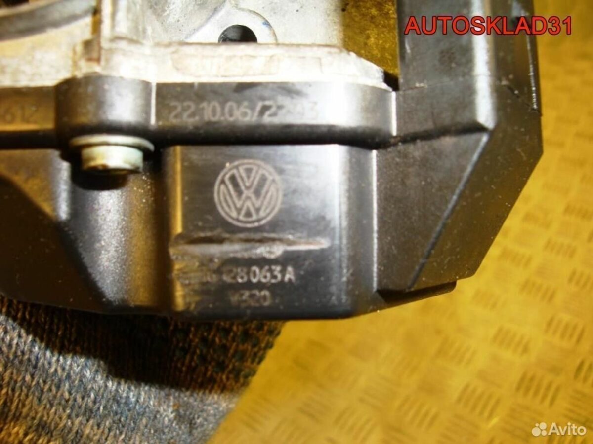 Дроссельная заслонка VW Passat B6 03g128063а - АвтоСклад31.рф - авторазборка контрактные б/у запчасти в г. Белгород