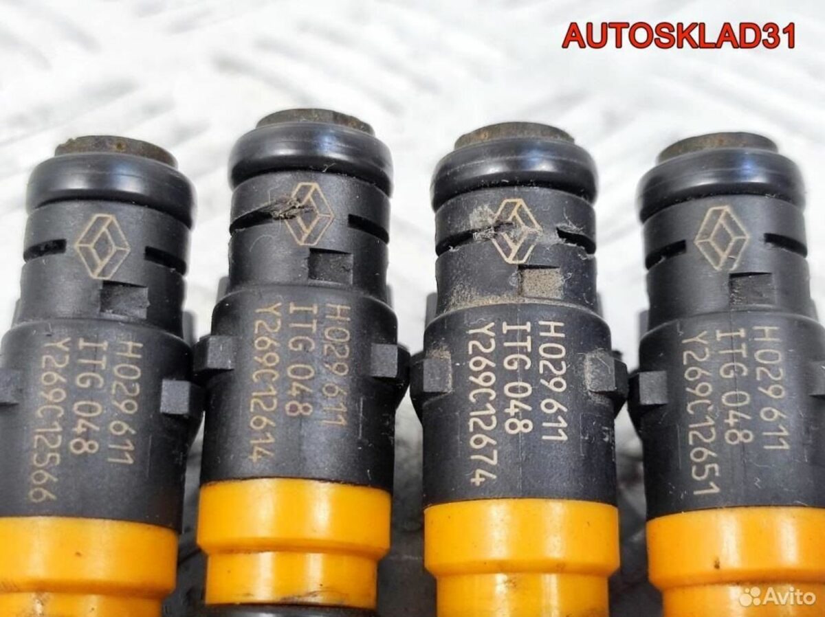 Форсунка инжекторная Renault Scenic K4M H029611 - АвтоСклад31.рф - авторазборка контрактные б/у запчасти в г. Белгород