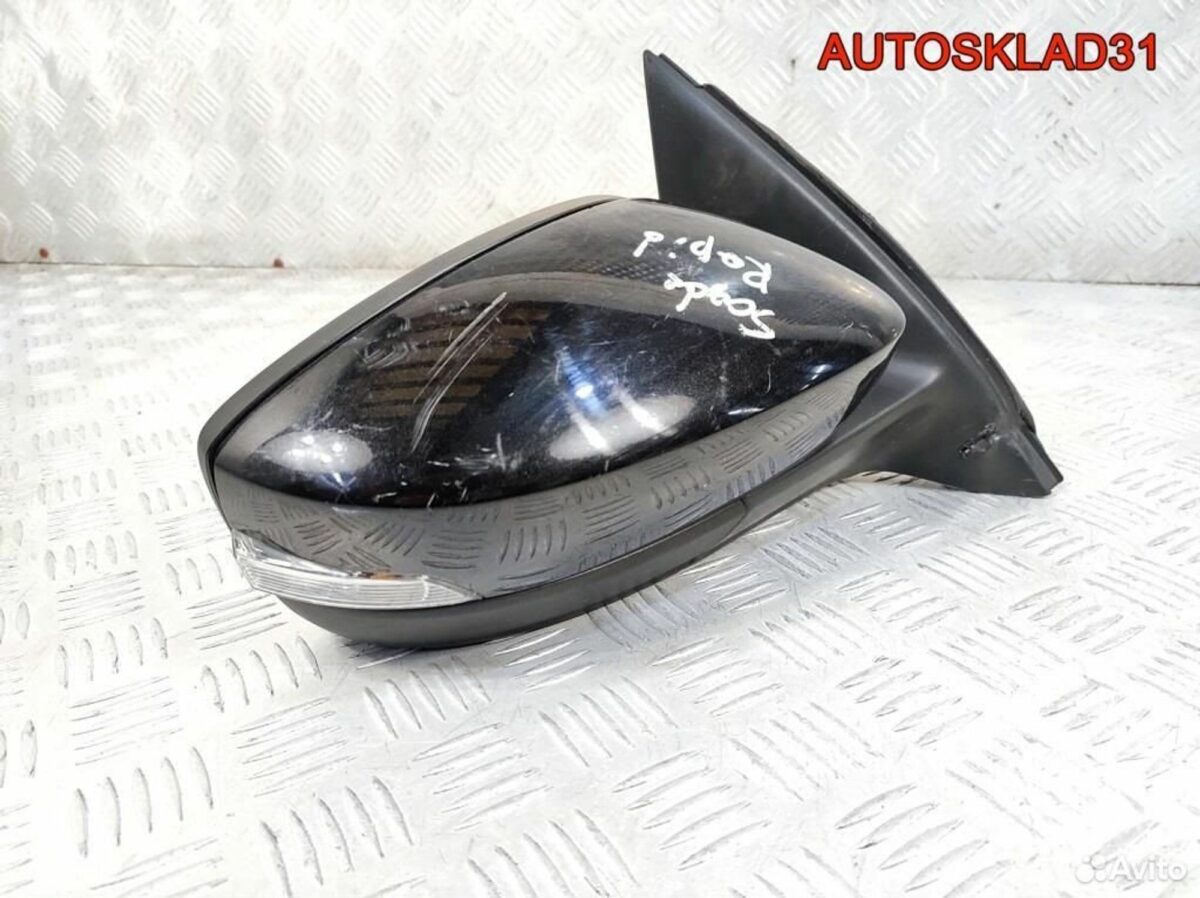 Зеркало правое электрическое Skoda Rapid 5JB857408 - АвтоСклад31.рф - авторазборка контрактные б/у запчасти в г. Белгород