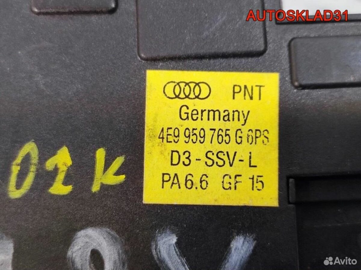 Блок кнопок управления з/левым сиденьем Audi A8 D3 - АвтоСклад31.рф - авторазборка контрактные б/у запчасти в г. Белгород