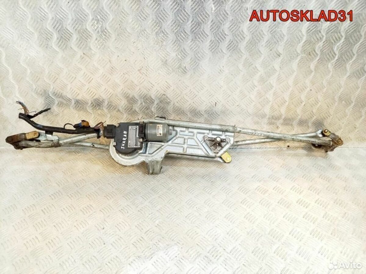 Трапеция дворников Фольксваген Шаран 7M3955603D - АвтоСклад31.рф - авторазборка контрактные б/у запчасти в г. Белгород