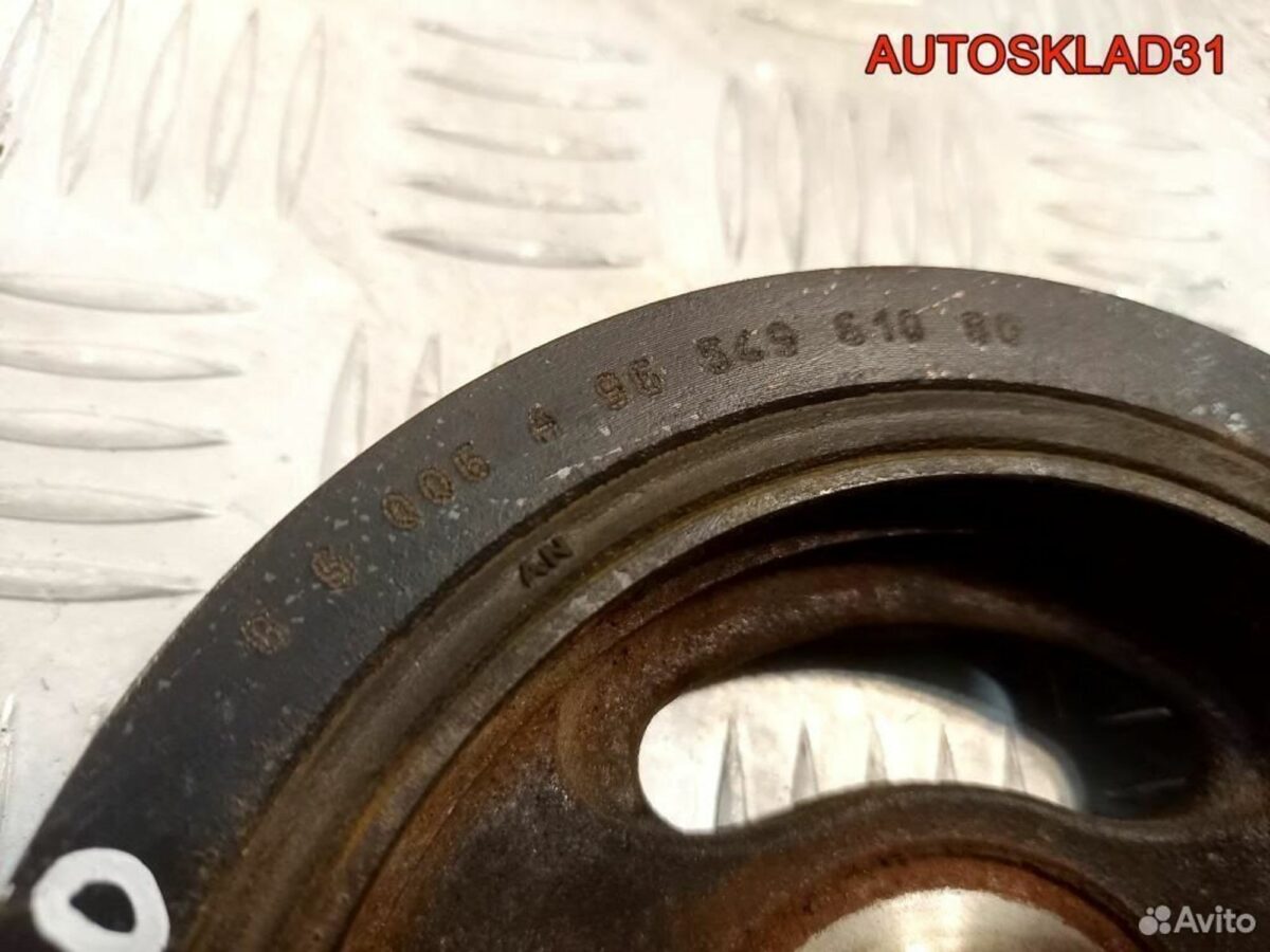 Шкив коленвала Citroen C4 1.6 9654961080 дизель - АвтоСклад31.рф - авторазборка контрактные б/у запчасти в г. Белгород