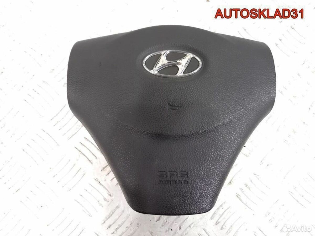 Подушка безопасности в руль Hyundai Verna 3 - АвтоСклад31.рф - авторазборка контрактные б/у запчасти в г. Белгород