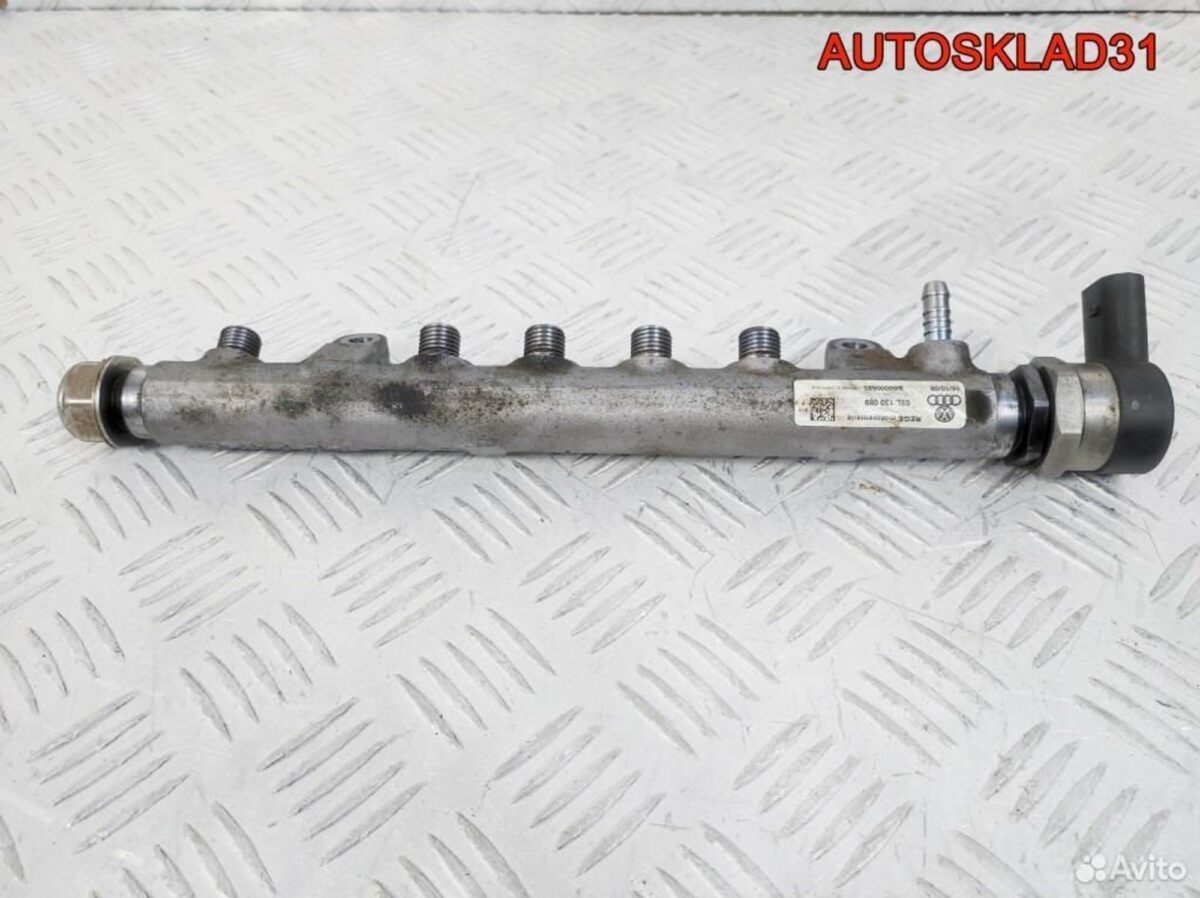 Рейка топливная Volkswagen Passat B6 03L130089 - АвтоСклад31.рф - авторазборка контрактные б/у запчасти в г. Белгород