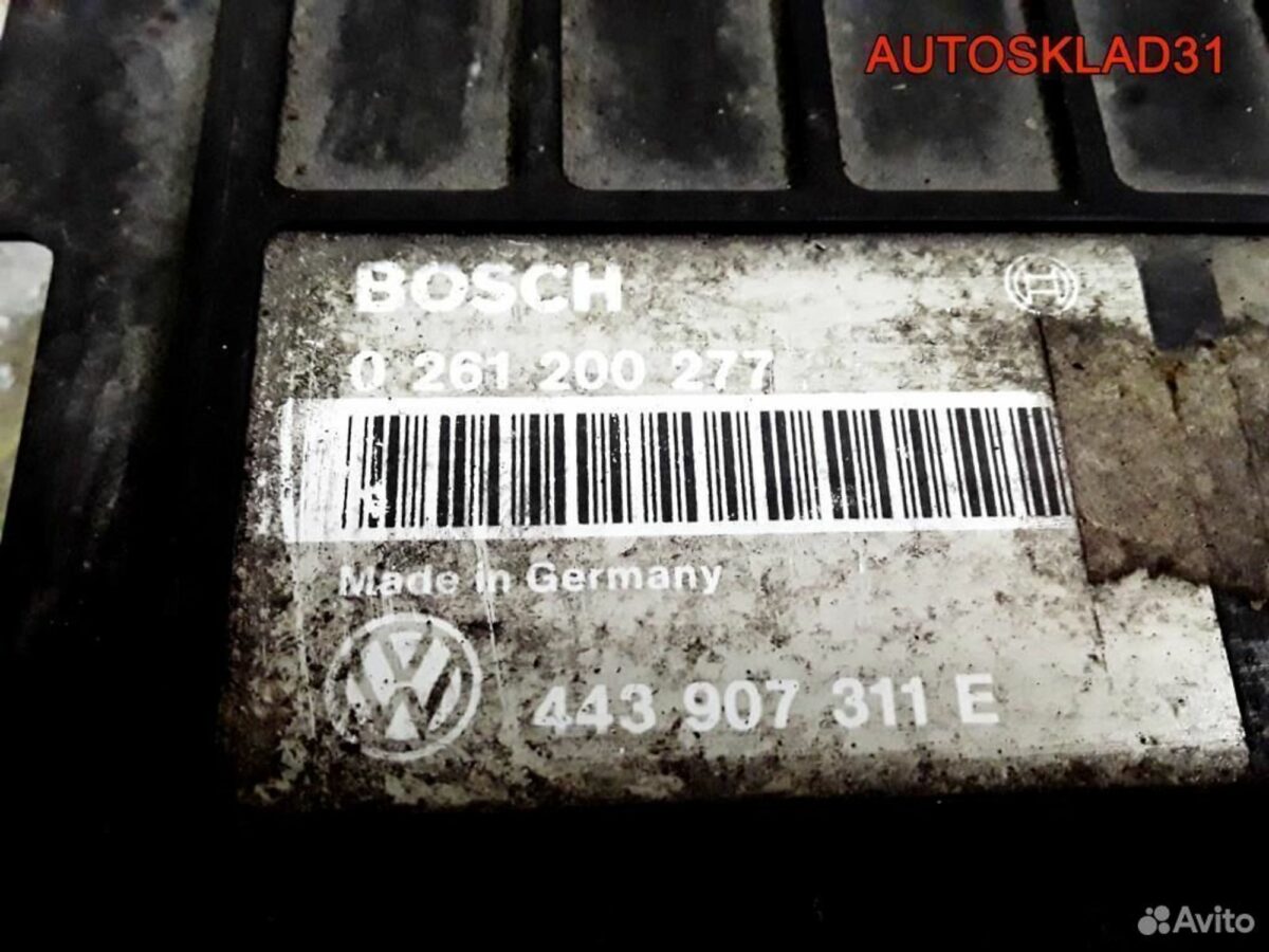 Блок эбу Volkswagen Passat B3 443907311E - АвтоСклад31.рф - авторазборка контрактные б/у запчасти в г. Белгород