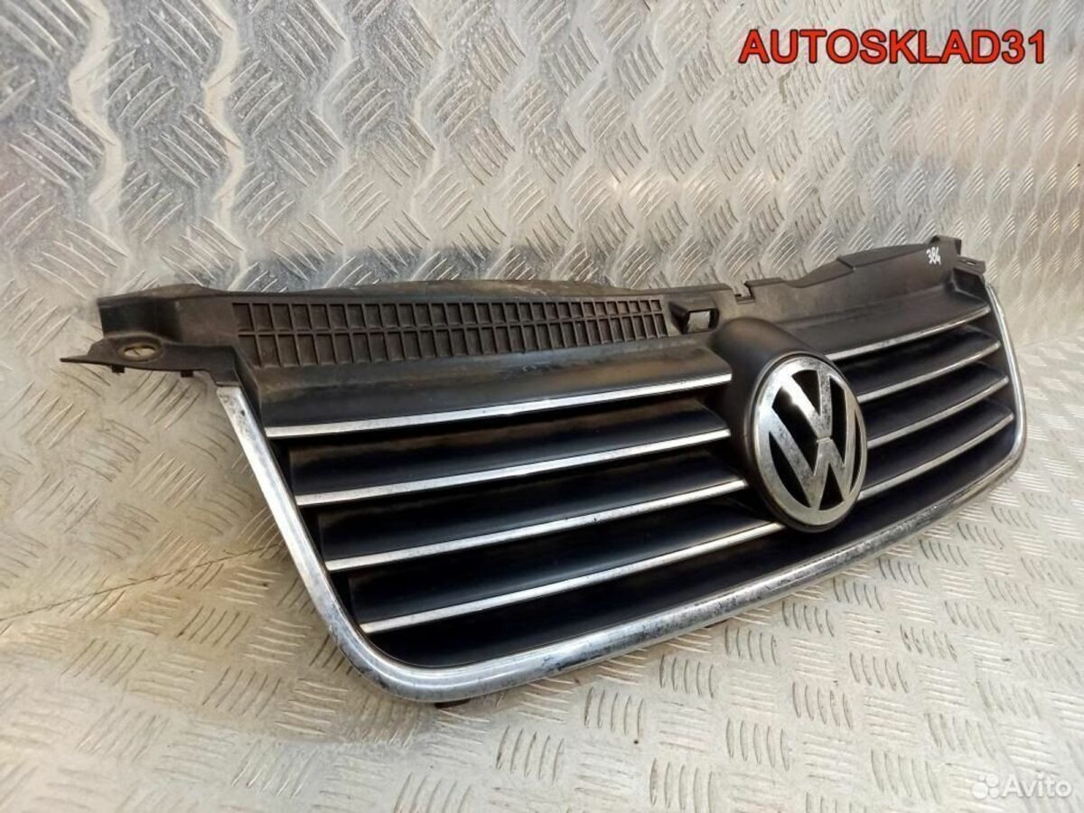 Решетка радиатора Volkswagen Passat 5+ 3B0853651L - АвтоСклад31.рф - авторазборка контрактные б/у запчасти в г. Белгород