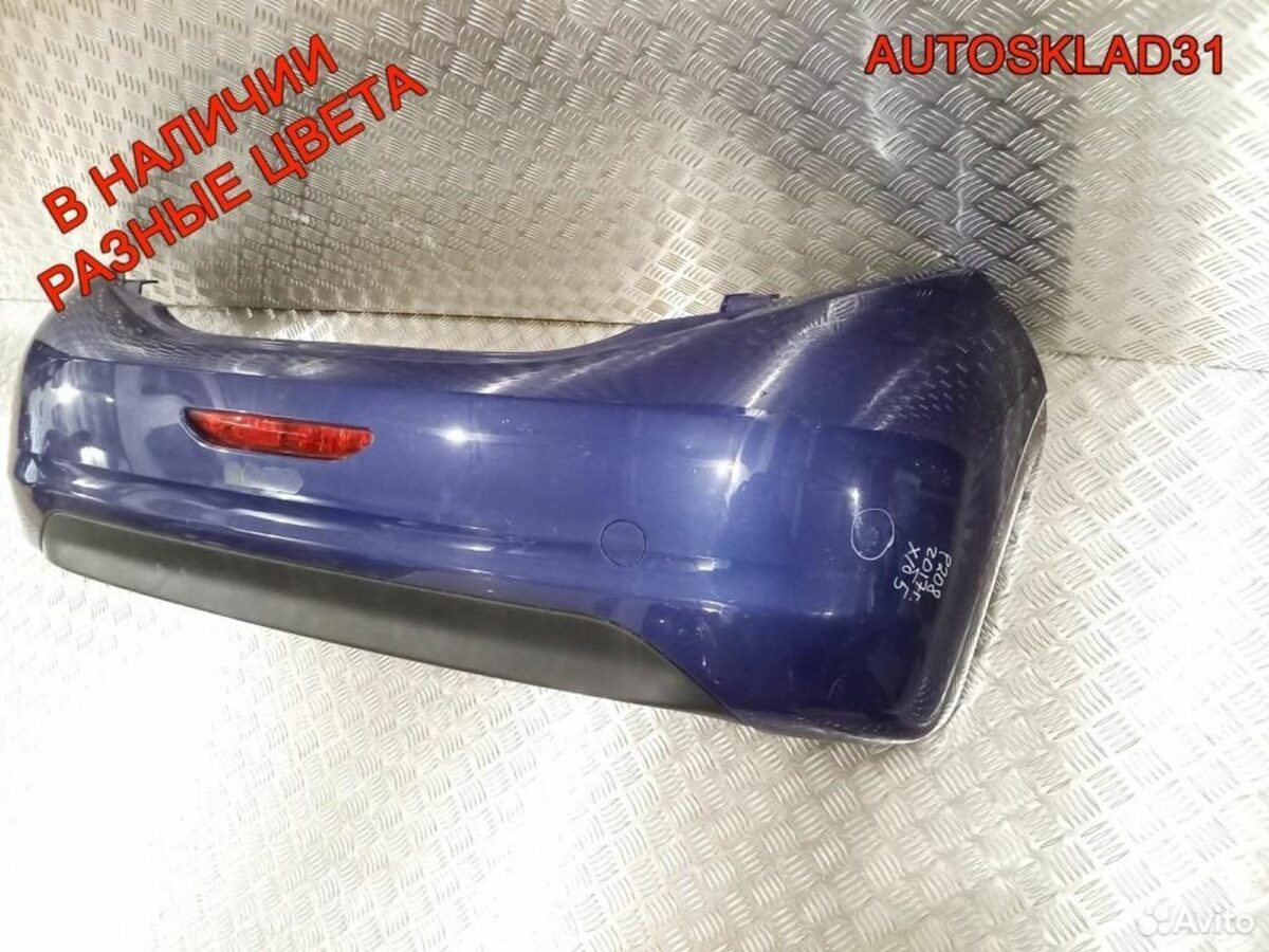 Бампер задний Peugeot 208 1607254580 Хетчбэк - АвтоСклад31.рф - авторазборка контрактные б/у запчасти в г. Белгород