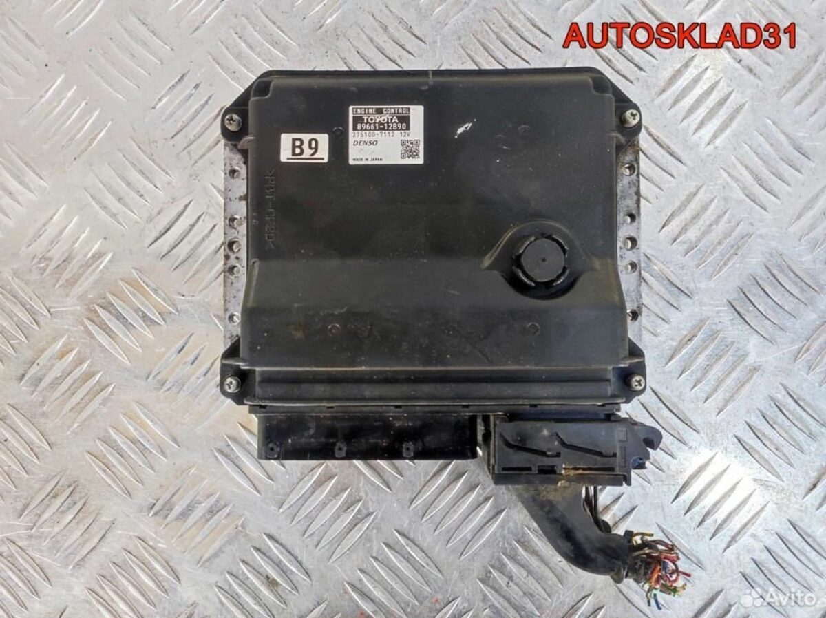 Блок эбу Toyota Corolla E15 1,6 1ZR-FE 8966112B90 - АвтоСклад31.рф - авторазборка контрактные б/у запчасти в г. Белгород