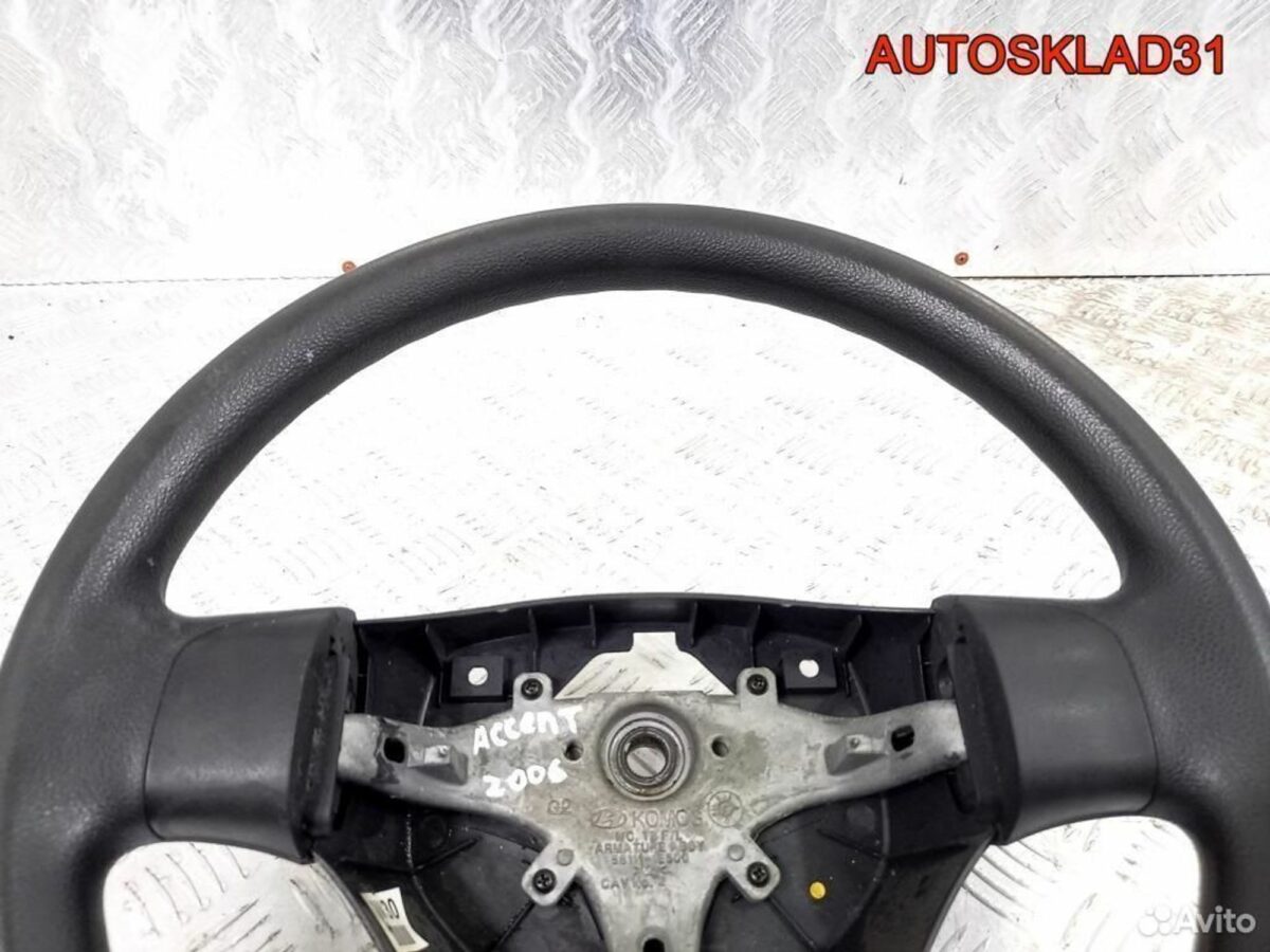 Рулевое колесо Hyundai Accent 3 561111E500 - АвтоСклад31.рф - авторазборка контрактные б/у запчасти в г. Белгород