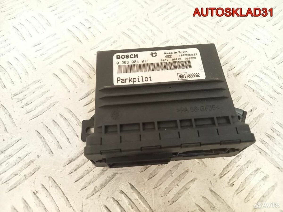 Блок управления парктроником Mazda 3 BK 0263004011 - АвтоСклад31.рф - авторазборка контрактные б/у запчасти в г. Белгород
