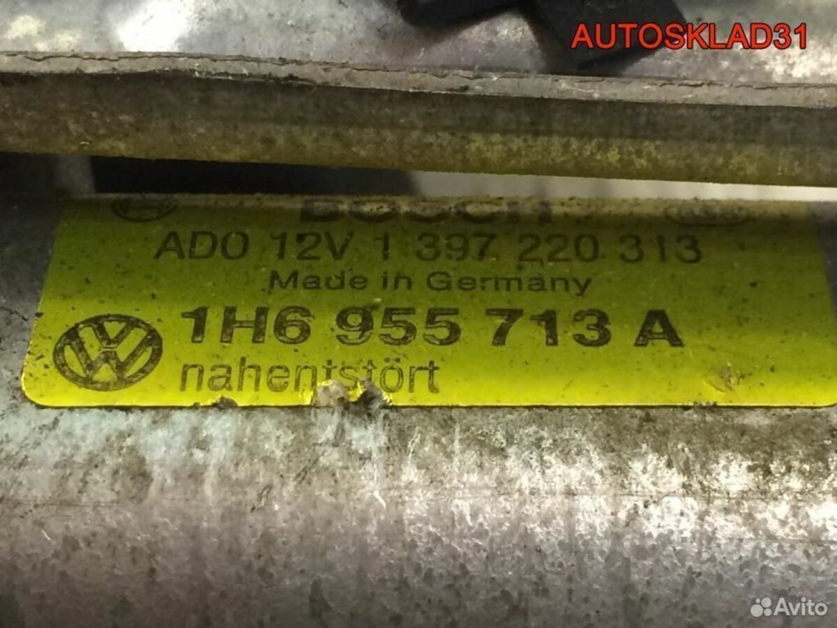 Моторчик дворников задний VW Golf 3 1H6955713A - АвтоСклад31.рф - авторазборка контрактные б/у запчасти в г. Белгород