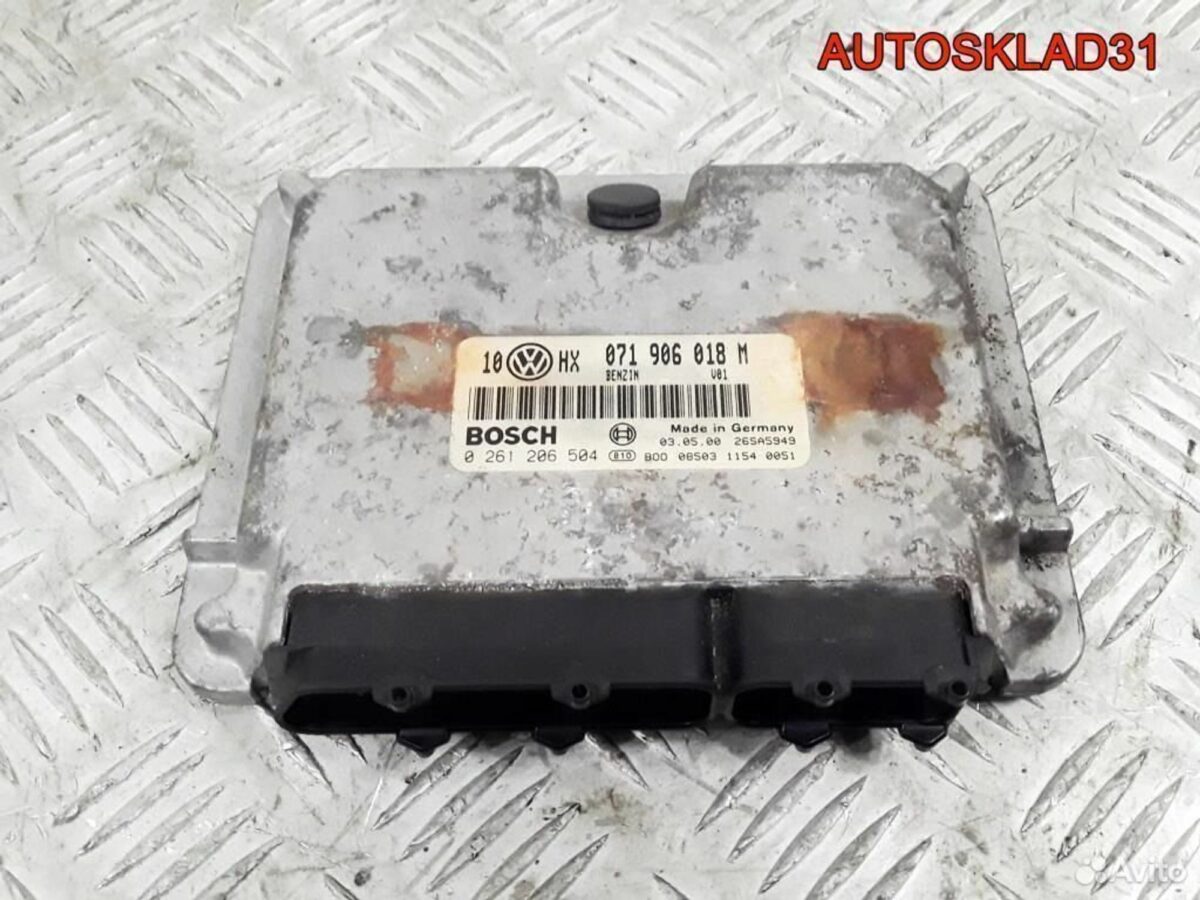 Блок эбу Volkswagen Passat B5 2,3 AGZ 071906018M - АвтоСклад31.рф - авторазборка контрактные б/у запчасти в г. Белгород