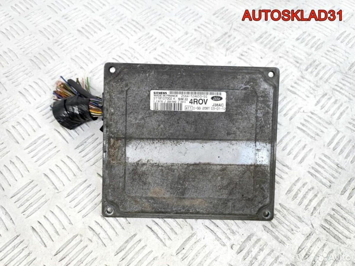 Блок эбу Ford Fusion 2S6A12A650SG 1.4 Бензин - АвтоСклад31.рф - авторазборка контрактные б/у запчасти в г. Белгород