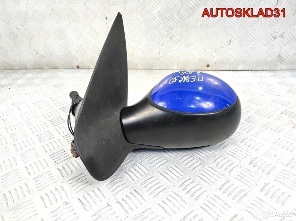 Зеркало левое механическое Peugeot 206 8148YC - АвтоСклад31.рф - авторазборка контрактные б/у запчасти в г. Белгород