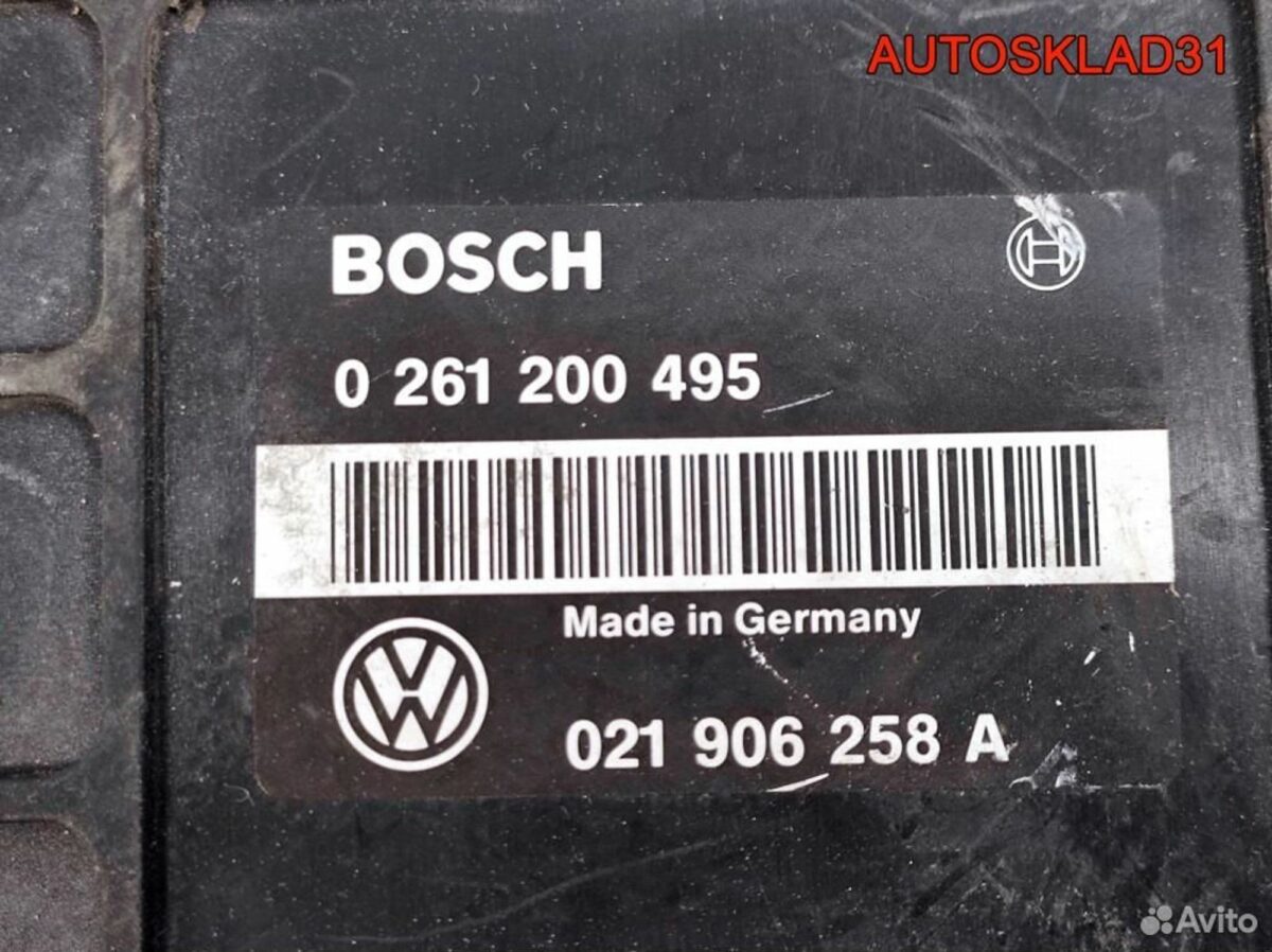 Блок эбу Volkswagen Golf 3 2,8 VR 021906258A - АвтоСклад31.рф - авторазборка контрактные б/у запчасти в г. Белгород