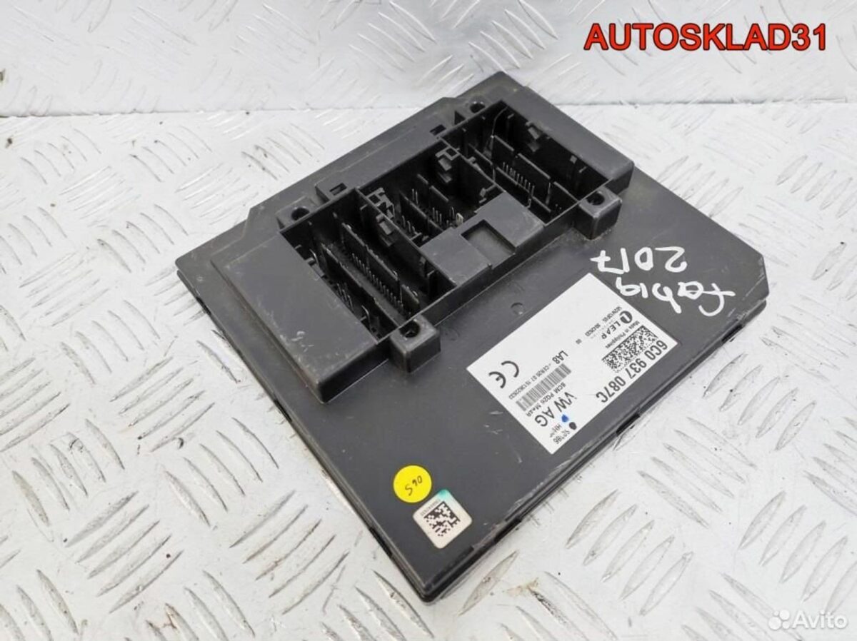 Блок комфорта Skoda Fabia 1.2 cbzj 6C0937087C - АвтоСклад31.рф - авторазборка контрактные б/у запчасти в г. Белгород