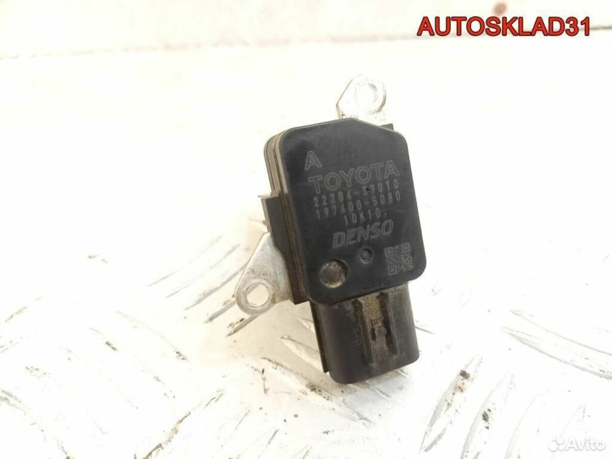 Расходомер воздуха Toyota Yaris 1.3 1NR 2220437010 - АвтоСклад31.рф - авторазборка контрактные б/у запчасти в г. Белгород