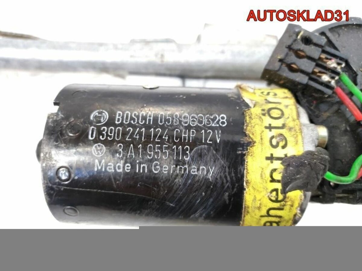 Трапеция дворников Volkswagen Passat B3 357955603A - АвтоСклад31.рф - авторазборка контрактные б/у запчасти в г. Белгород