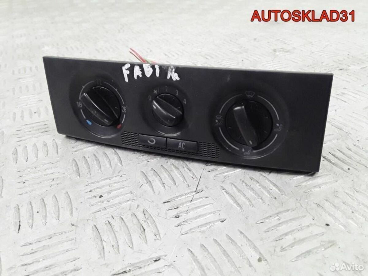 Блок управления отопителем Skoda Fabia 6Y0820045C - АвтоСклад31.рф - авторазборка контрактные б/у запчасти в г. Белгород
