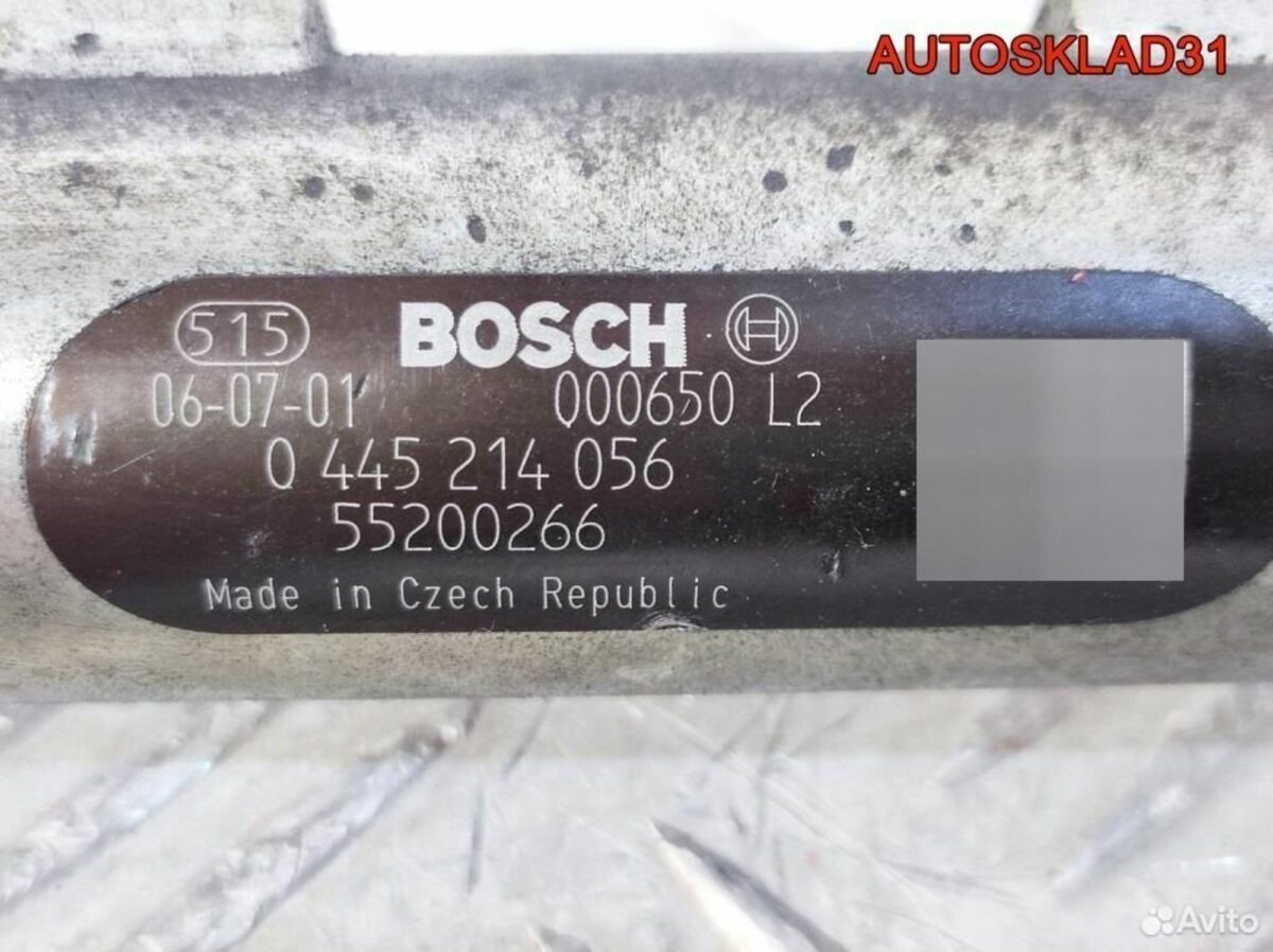 Рейка топливная Opel Astra H Z19DT 55200266 - АвтоСклад31.рф - авторазборка контрактные б/у запчасти в г. Белгород