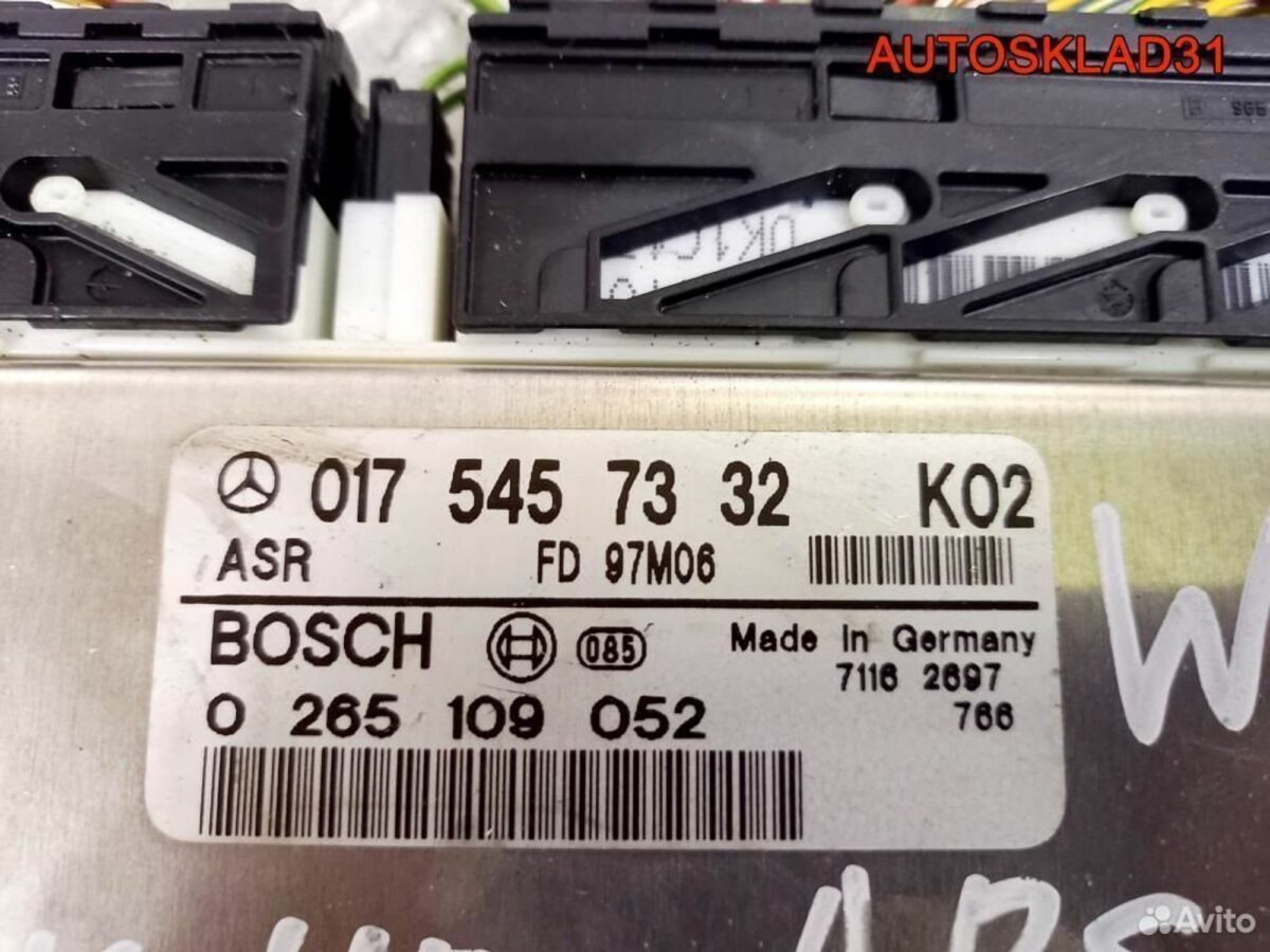 Блок управления ABS абс Mercedes W210 A0175457332 - АвтоСклад31.рф - авторазборка контрактные б/у запчасти в г. Белгород
