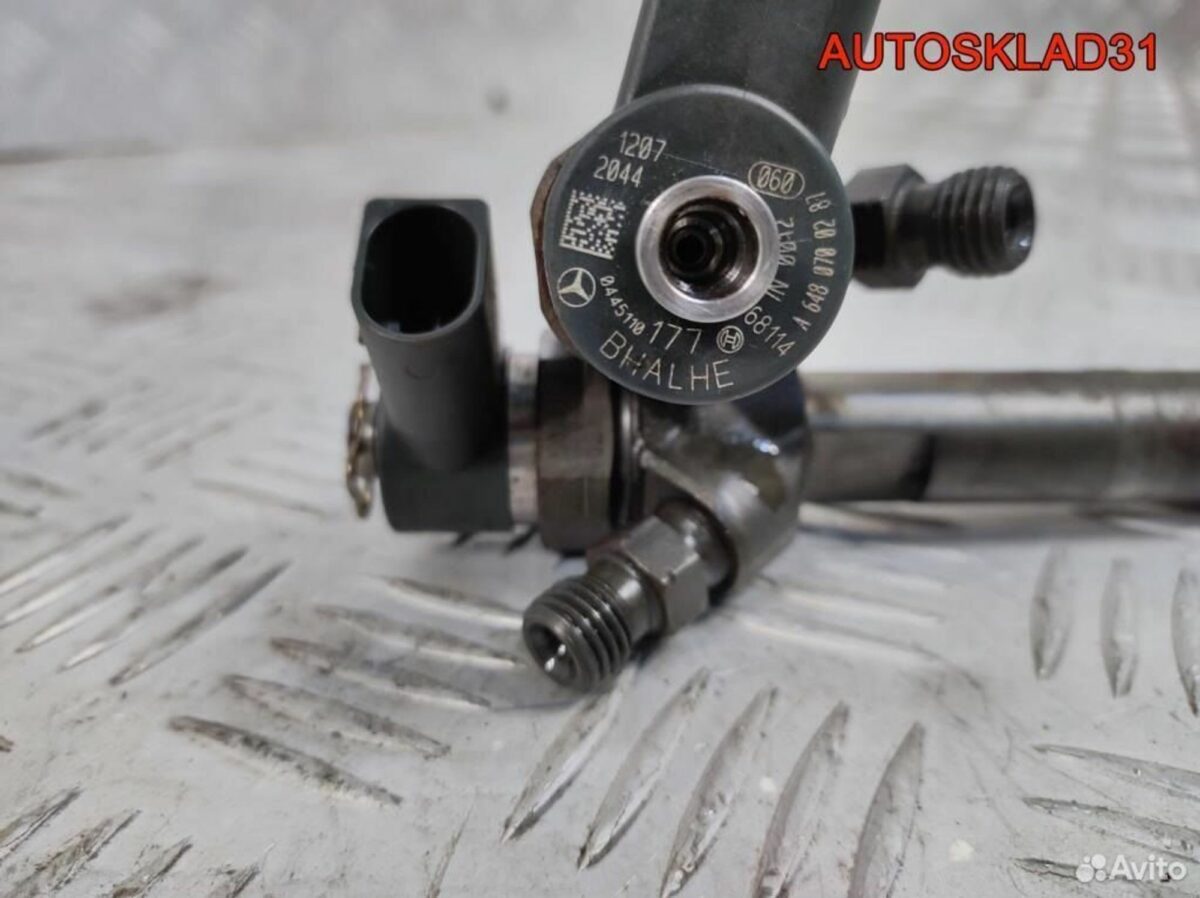 Форсунка Mercedes W211 2.2 646.963 CDI A6480700287 - АвтоСклад31.рф - авторазборка контрактные б/у запчасти в г. Белгород