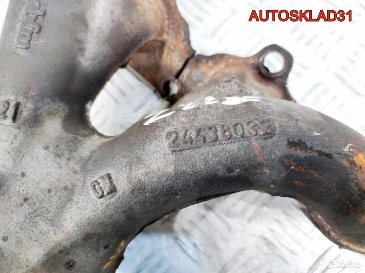 Коллектор выпускной Opel Omega B Z22XE 24438032 - АвтоСклад31.рф - авторазборка контрактные б/у запчасти в г. Белгород