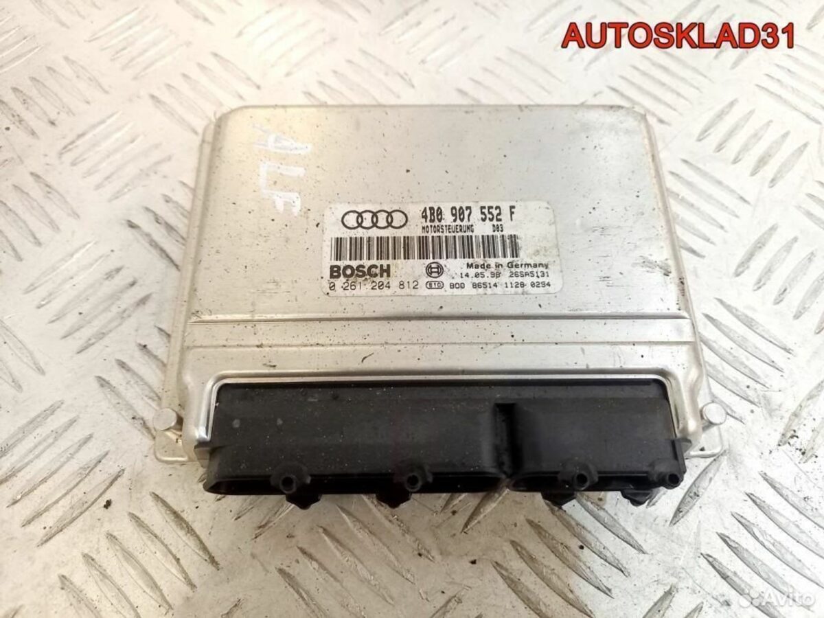 Блок эбу Audi A6 C5 2.4 ALF 4B0907552F - АвтоСклад31.рф - авторазборка контрактные б/у запчасти в г. Белгород
